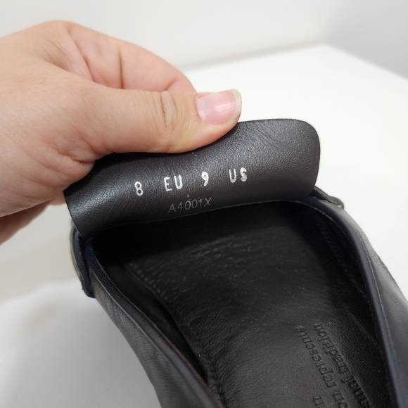 Zegna, deep navy blue leather size 9 - Picture 6 of 10